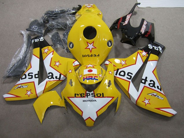 Gelb Repsol HRC CBR 1000 RR 08-11 Verkleidungen Gelb Repsol HRC CBR 1000 RR 08-11 Verkleidungen