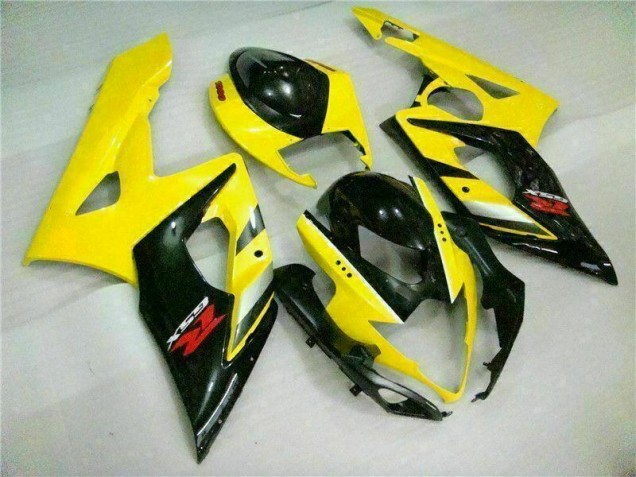 Gelb Schwarz GSXR 1000 K5 05-06 Verkleidung Gelb Schwarz GSXR 1000 K5 05-06 Verkleidung