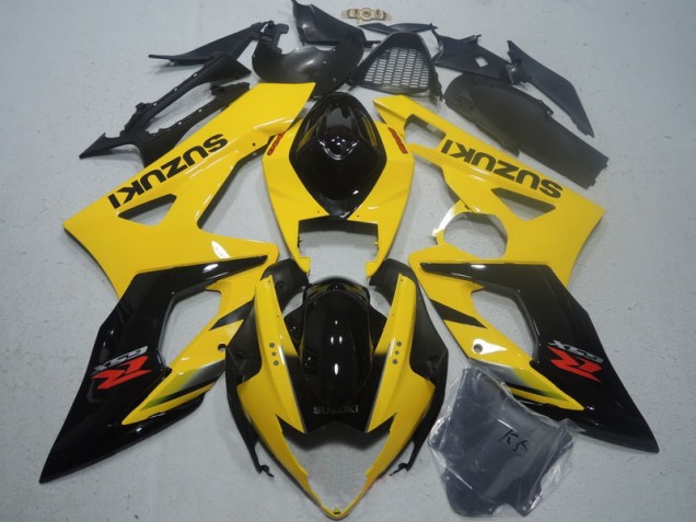 Gelb Schwarz GSXR 1000 K5 05-06 Vollverkleidung Gelb Schwarz GSXR 1000 K5 05-06 Vollverkleidung