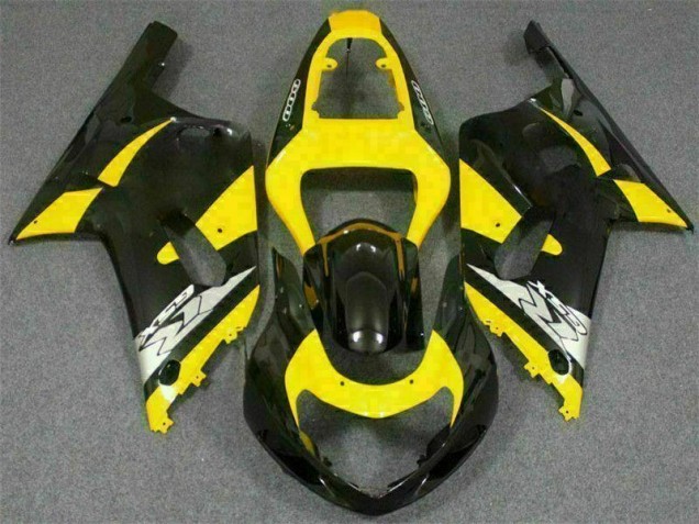 Gelb Schwarz GSXR 600 / 750 K1 K2 K3 01-03 Verkleidungen Gelb Schwarz GSXR 600 / 750 K1 K2 K3 01-03 Verkleidungen