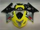 Gelb Schwarz GSXR 600 / 750 K4 04-05 Verkleidung