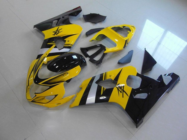Gelb Schwarz GSXR 750 K4 04-05 Verkleidungen