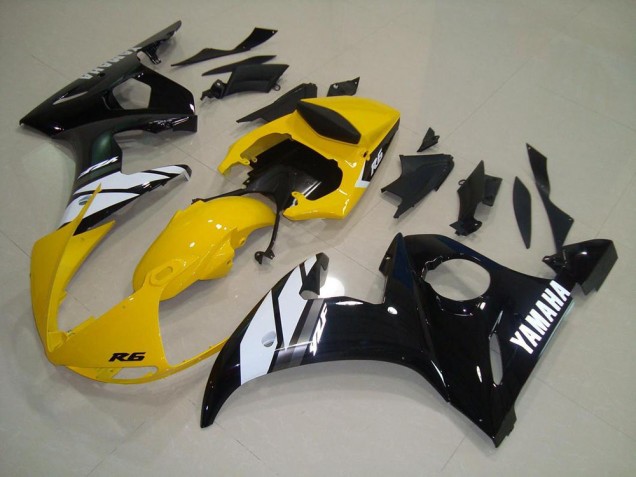 Gelb Schwarz R6 03-05 Verkleidungen Gelb Schwarz R6 03-05 Verkleidungen