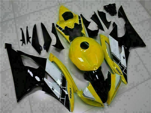 Gelb Schwarz R6 08-16 Vollverkleidung Gelb Schwarz R6 08-16 Vollverkleidung