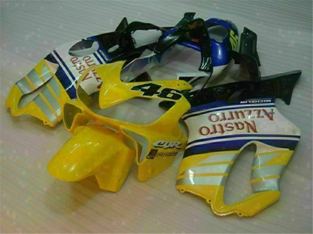 Gelb Silber Nastro Azzurro CBR 600 F4i 01-03 Verkleidungen Gelb Silber Nastro Azzurro CBR 600 F4i 01-03 Verkleidungen