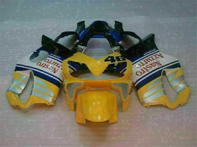 Gelb Silber Nastro Azzurro CBR 600 F4i 01-03 Verkleidungen Gelb Silber Nastro Azzurro CBR 600 F4i 01-03 Verkleidungen