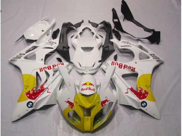 Gelb Weiß Red Bull S1000RR 09-14 Verkleidungen Gelb Weiß Red Bull S1000RR 09-14 Verkleidungen