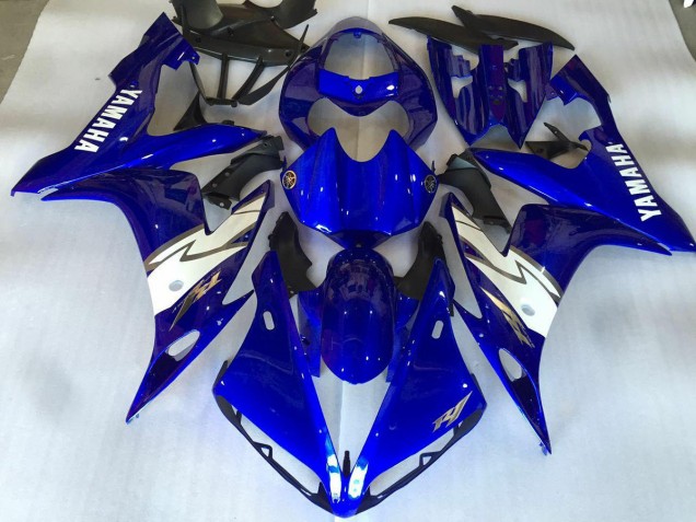 Glänzend Blau Weiß R1 04-06 Verkleidungen Glänzend Blau Weiß R1 04-06 Verkleidungen