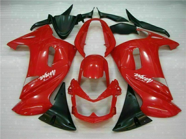 Glänzend Rot EX650 06-08 Verkleidungen Glänzend Rot EX650 06-08 Verkleidungen
