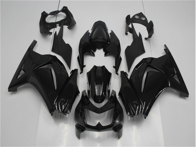 Glänzend Schwarz EX250 08-12 Verkleidungen Glänzend Schwarz EX250 08-12 Verkleidungen