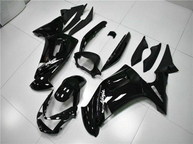 Glänzend Schwarz EX650 06-08 Verkleidungen