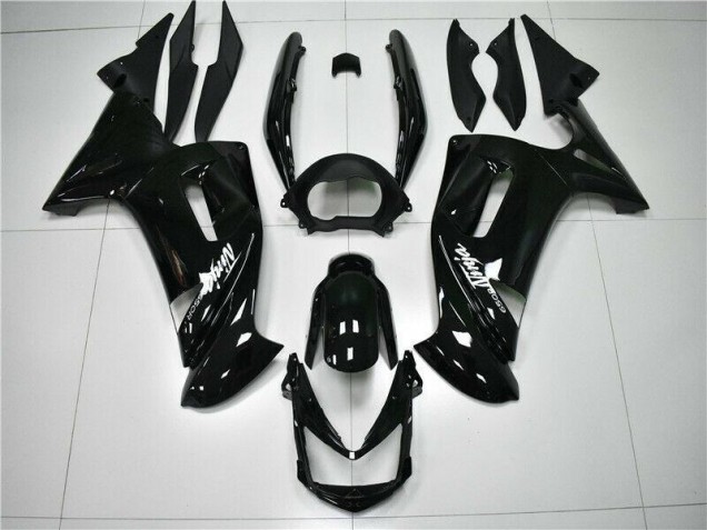 Glänzend Schwarz EX650 06-08 Verkleidungen