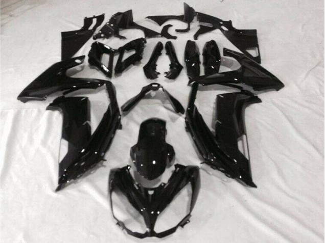 Glänzend Schwarz EX650 12-16 Verkleidung