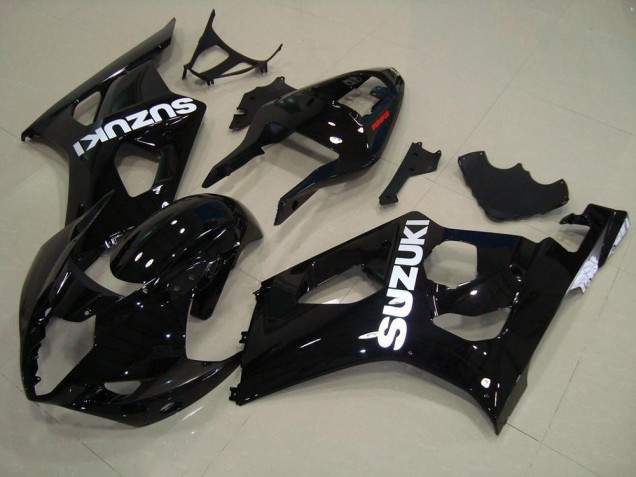 Glänzend Schwarz GSXR 1000 K3 03-04 Verkleidungen Komplett Sets Glänzend Schwarz GSXR 1000 K3 03-04 Verkleidungen Komplett Sets