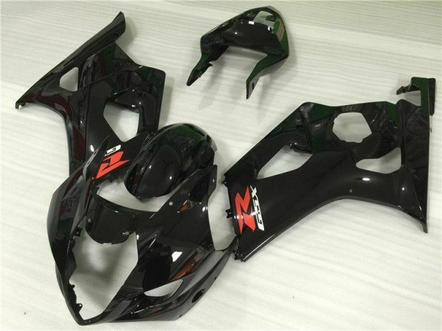 Glänzend Schwarz GSXR 1000 K3 03-04 Vollverkleidung Glänzend Schwarz GSXR 1000 K3 03-04 Vollverkleidung