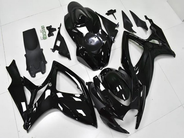 Glänzend Schwarz GSXR 600 / 750 K6 06-07 Verkleidungen Glänzend Schwarz GSXR 600 / 750 K6 06-07 Verkleidungen