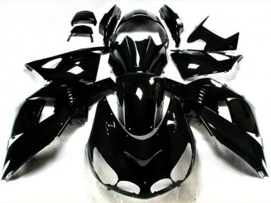 Glänzend Schwarz ZX14R ZZR 1400 06-11 Verkleidungen