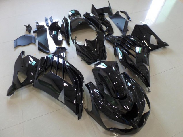 Glänzend Schwarz ZX14R ZZR 1400 12-21 Verkleidungen Glänzend Schwarz ZX14R ZZR 1400 12-21 Verkleidungen