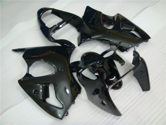 Glänzend Schwarz ZX6R 00-02 Verkleidungen