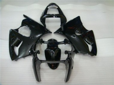 Glänzend Schwarz ZX6R 00-02 Verkleidungen