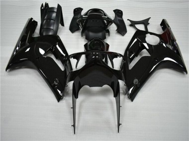 Glänzend Schwarz ZX6R 03-04 Verkleidungen