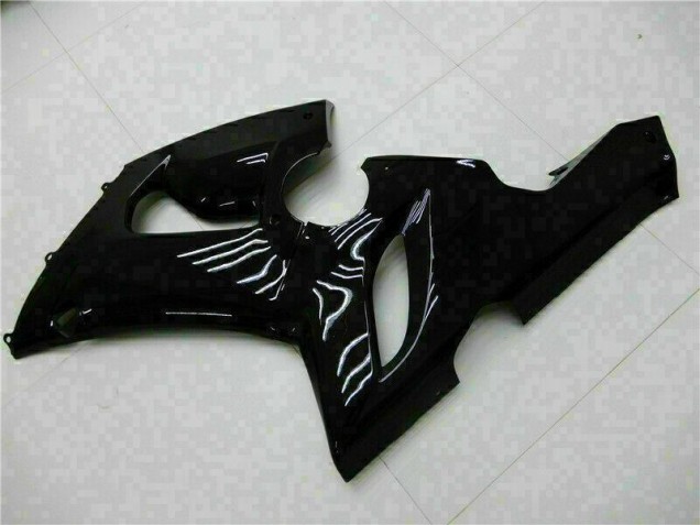Glänzend Schwarz ZX6R 05-06 Verkleidung