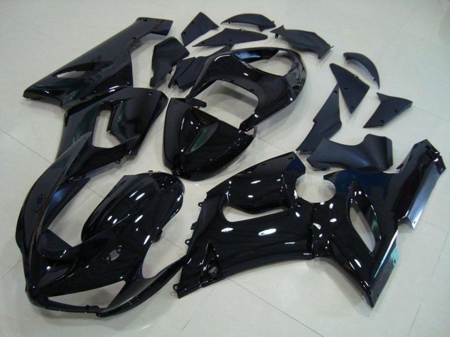 Glänzend Schwarz ZX6R 05-06 Verkleidungen Glänzend Schwarz ZX6R 05-06 Verkleidungen