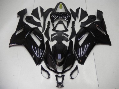 Glänzend Schwarz ZX6R 07-08 Verkleidung
