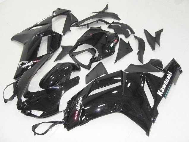 Glänzend Schwarz ZX6R 07-08 Verkleidungen Glänzend Schwarz ZX6R 07-08 Verkleidungen