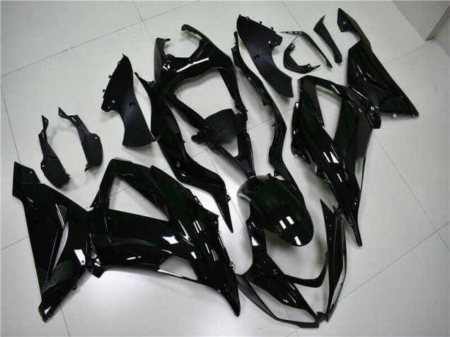 Glänzend Schwarz ZX6R 13-18 Verkleidungen