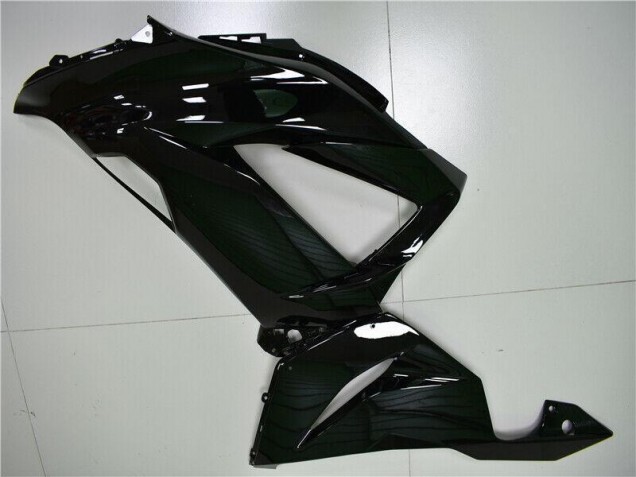 Glänzend Schwarz ZX6R 13-18 Verkleidungen