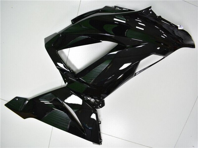 Glänzend Schwarz ZX6R 13-18 Verkleidungen