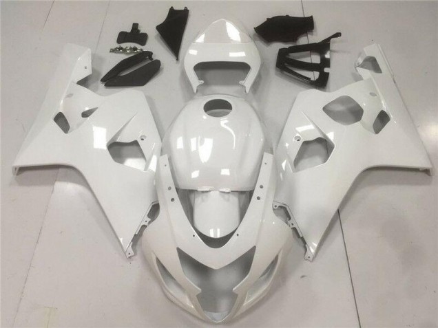 Glänzend Weiß GSXR 600 / 750 K4 04-05 Verkleidungen Glänzend Weiß GSXR 600 / 750 K4 04-05 Verkleidungen