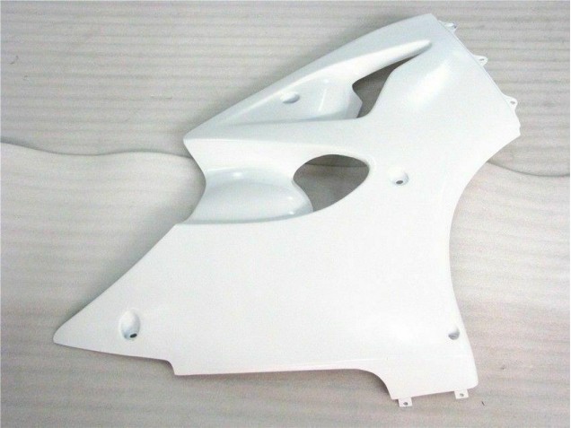 Glänzend Weiß ZX6R 00-02 Verkleidungen