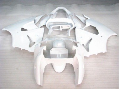 Glänzend Weiß ZX6R 00-02 Verkleidungen
