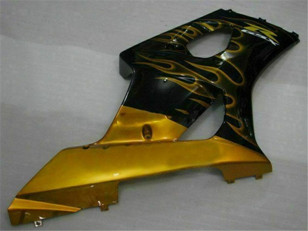 Gold Schwarz GSXR 1000 K3 03-04 Verkleidungen Gold Schwarz GSXR 1000 K3 03-04 Verkleidungen