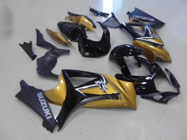 Gold Schwarz GSXR 1000 K7 07-08 Verkleidungen Gold Schwarz GSXR 1000 K7 07-08 Verkleidungen