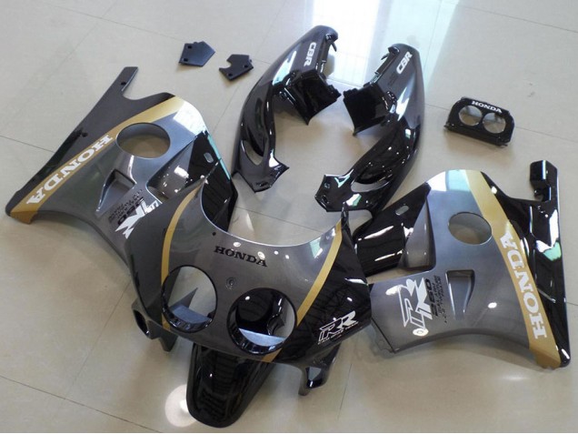 Grau Schwarz CBR 250 RR MC22 91-98 Verkleidungen Grau Schwarz CBR 250 RR MC22 91-98 Verkleidungen