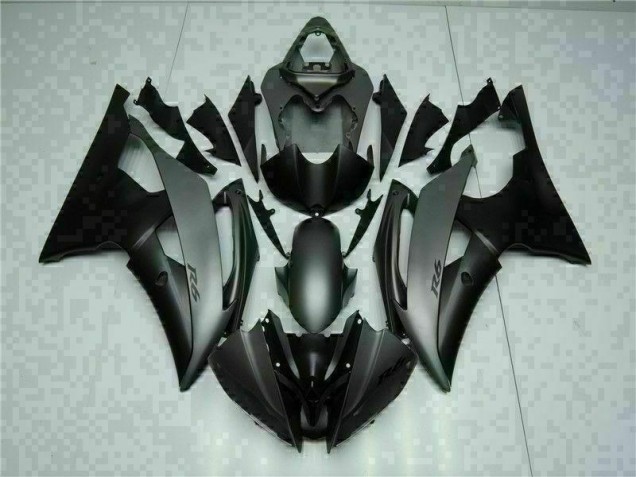 Grau Schwarz R6 08-16 Verkleidungen