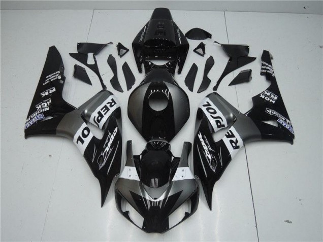 Grau Schwarz Repsol CBR 1000 RR 04-05 Verkleidung Grau Schwarz Repsol CBR 1000 RR 04-05 Verkleidung