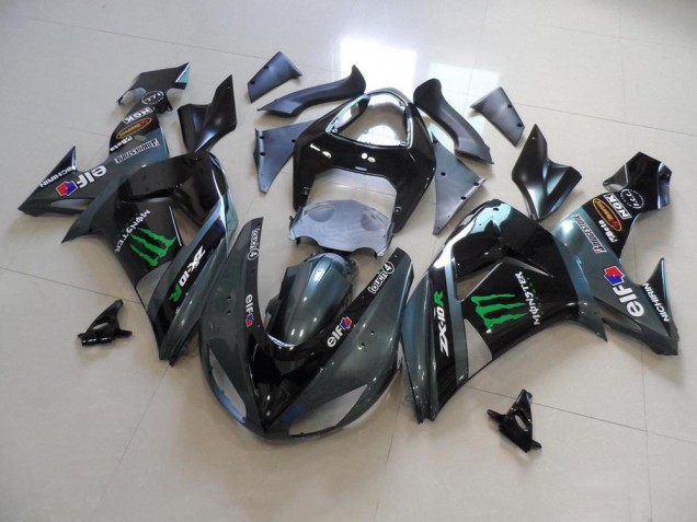 Graues Monster ZX10R 06-07 Verkleidungen