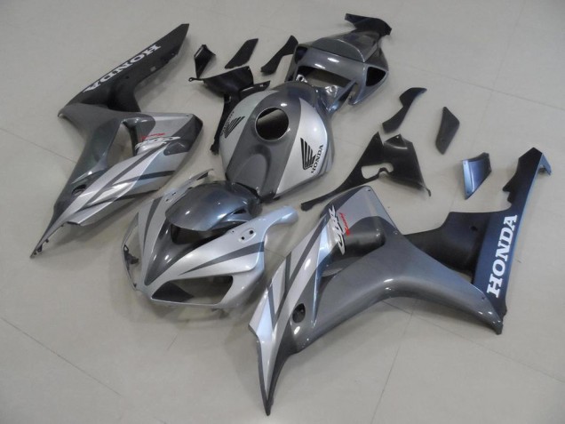 Graues Silber und Matt schwarz CBR 1000 RR 06-07 Verkleidungen Graues Silber und Matt schwarz CBR 1000 RR 06-07 Verkleidungen