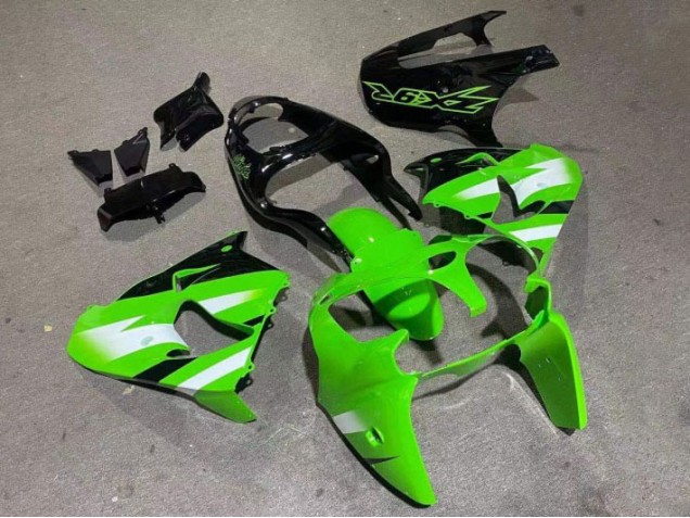 Grün Glänzend Schwarz ZX9R 00-01 Verkleidungen Grün Glänzend Schwarz ZX9R 00-01 Verkleidungen