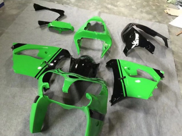 Grün Glänzend Schwarz ZX9R 02-03 Verkleidungen