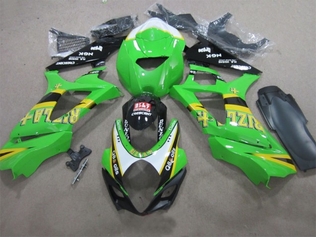 Grün Rizla Q8 Oils GSXR 1000 K7 07-08 Verkleidungen Grün Rizla Q8 Oils GSXR 1000 K7 07-08 Verkleidungen