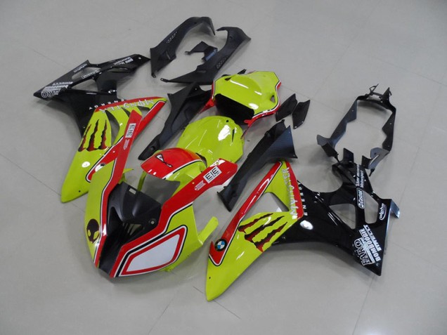 Grün Rot Monster S1000RR 09-14 Verkleidungen Grün Rot Monster S1000RR 09-14 Verkleidungen