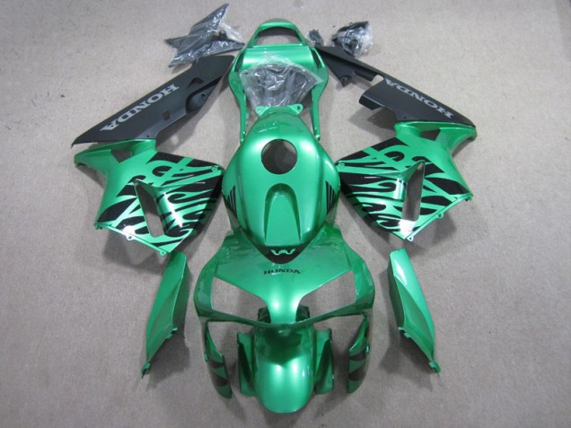 Grün Schwarz CBR 600 RR 03-04 Verkleidungen