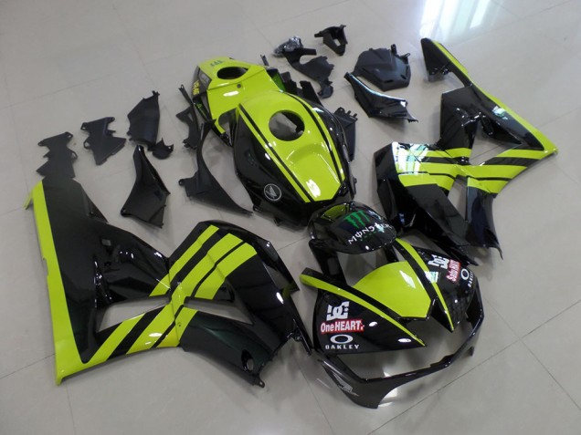 Grün Schwarz CBR 600 RR 13-21 Verkleidungen Grün Schwarz CBR 600 RR 13-21 Verkleidungen