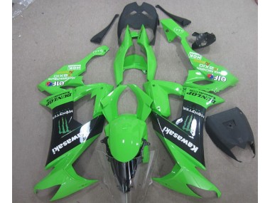 Grün Schwarz Monster ZX10R 08-10 Verkleidungen