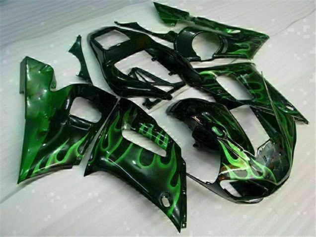 Grün Schwarz R6 98-02 Verkleidungen